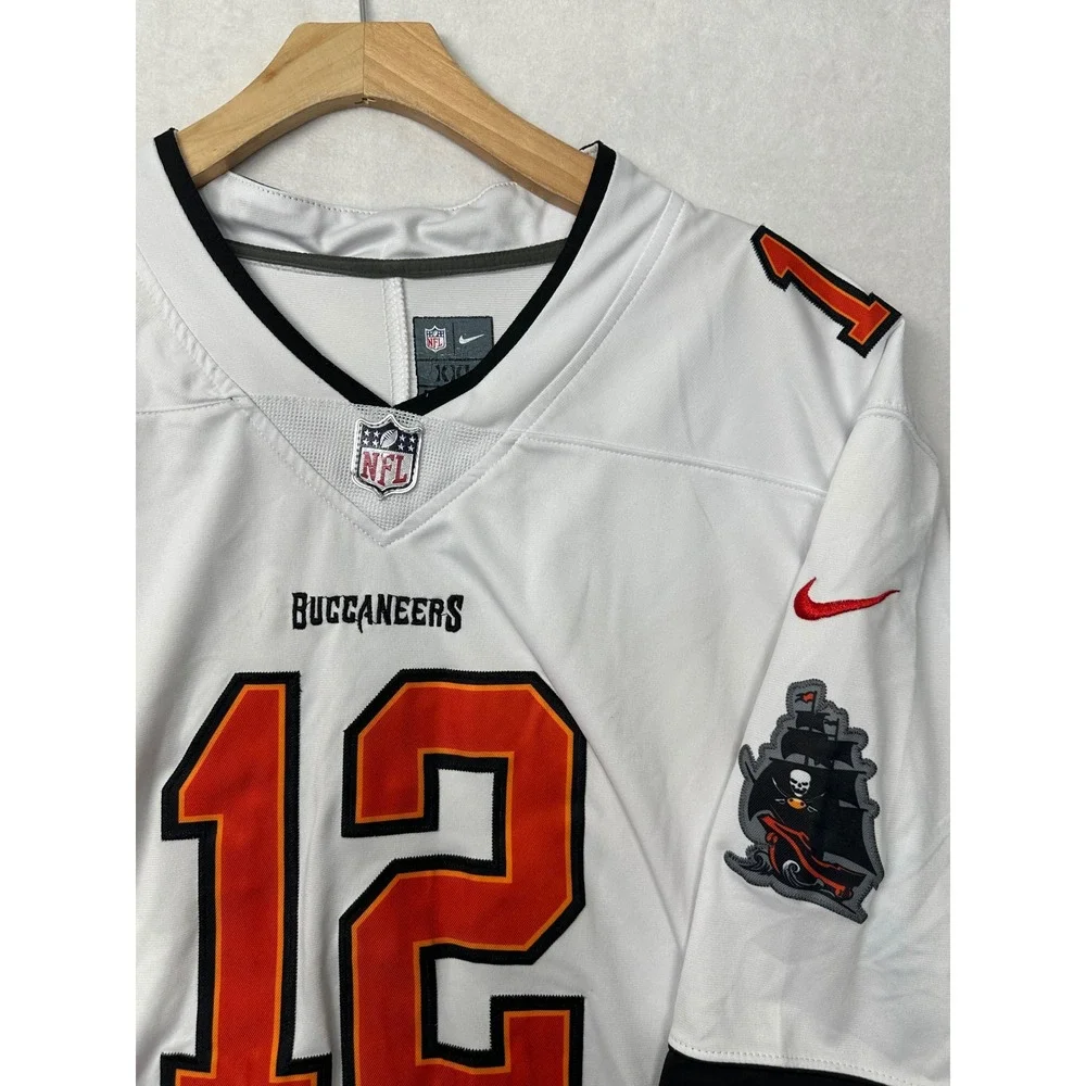 Nike Tom‎ Brady Tampa Bay Buccaneers NFL Football Jersey White XXL